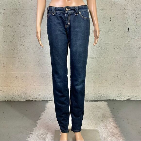 Dolce & Gabbana Y2K Wonder Vintage Denim Devotees skinny  zipper slit jeans 30 - Picture 13 of 13